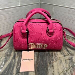 NWT Juicy Couture Juicy Free Love Semi Charmed Satchel Pink